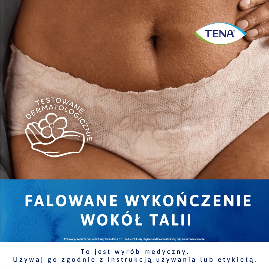 Tena Silhouette Plus Blanco, braguitas absorbentes discretas para mujer, talla L, 10 unidades