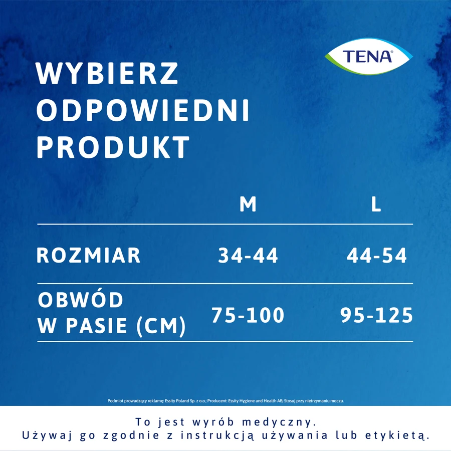 Tena Silhouette Plus Blanco, braguitas absorbentes discretas para mujer, talla L, 10 unidades