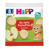 Organic rice rounds with apple, 30 g, Hipp