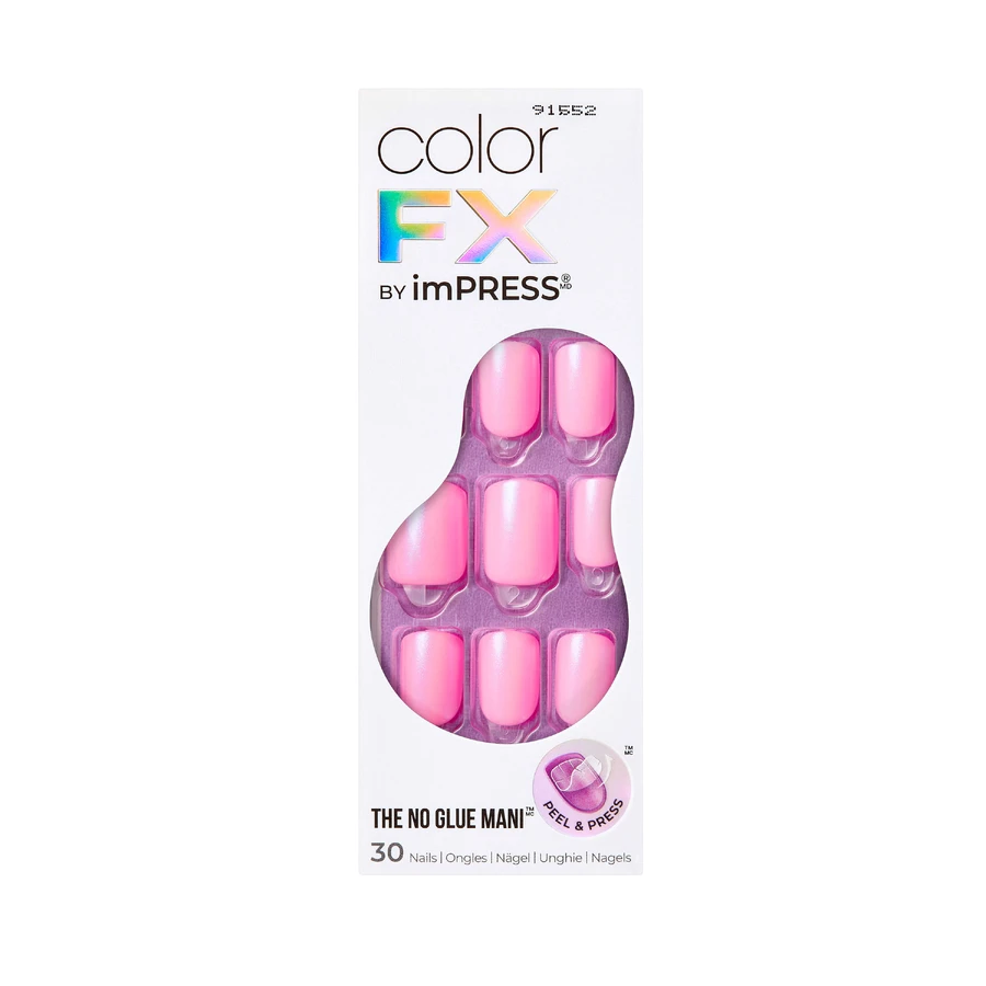 imPRESS colorFX false nails, Late Night, 1 set, Kiss