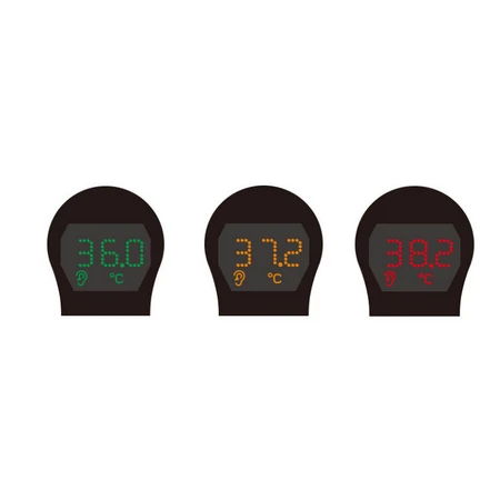 Meriden TM-19, non-contact infrared thermometer for forehead and ear