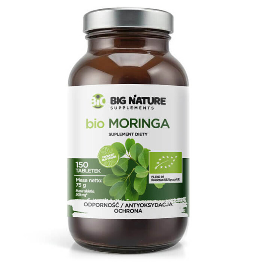 Big Nature Bio Moringa, 150 tablets