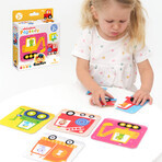 CzuCzu I puzzle Vehicles, puzzle for children, from 2 years old, 20 elements CzuCzu I puzzle Vehicles, puzzle for children, from 2 years old, 20 elements