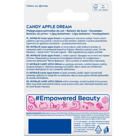 Nivea Disney Princess, verzorgende lippenstift, appel, Sneeuwwitje, 4.8 g