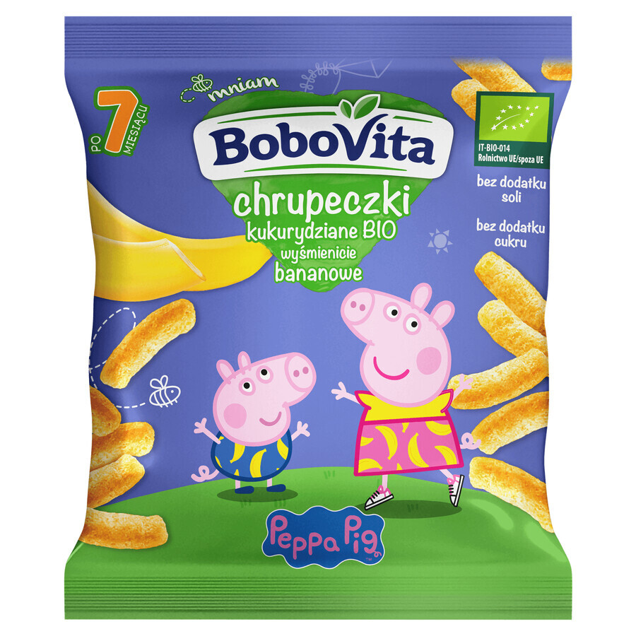 BoboVita mousse en tubo, 3 x 80 g + patatas fritas, 20 g + galletas, 150 g