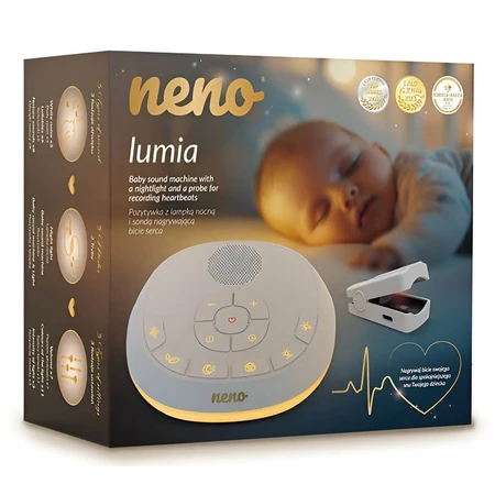 Neno Lumia, muziekdoosje met nachtlampje en hartslagregistratiesonde