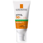 La Roche-Posay Anthelios, crema viso gel opacizzante, SPF 50+, 50 ml + portachiavi in omaggio