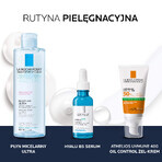 La Roche-Posay Anthelios, crema viso gel opacizzante, SPF 50+, 50 ml + portachiavi in omaggio