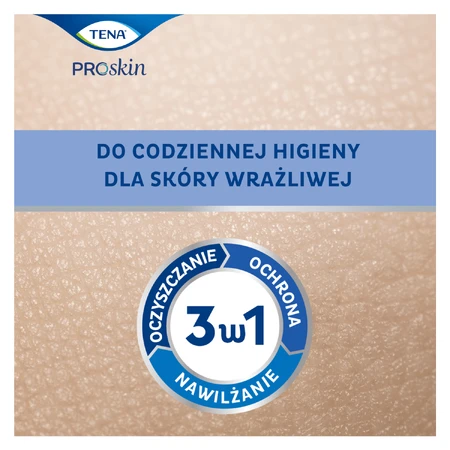 Tena ProSkin Plastikfreie Feuchttücher, 48 Stück