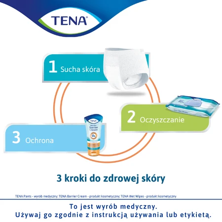 Tena ProSkin Plastikfreie Feuchttücher, 48 Stück