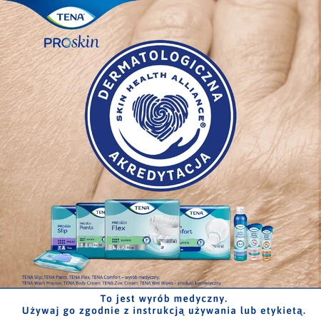 Tena ProSkin Plastikfreie Feuchttücher, 48 Stück