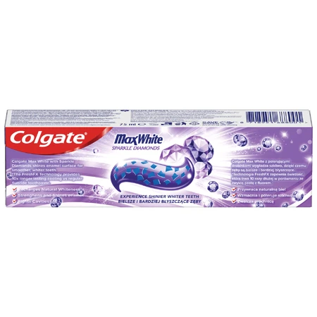 Colgate Max White Sparkle Diamonds tandpasta, 75 ml