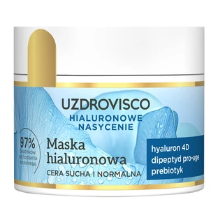 Uzdrovisco Hyaluronic Saturation, hyaluronic mask, dry and normal skin, 40 ml.