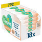 Pampers Harmonie Protect &amp; Care, moistened wipes, 18 x 44 pieces DAMAGED PACKAGE