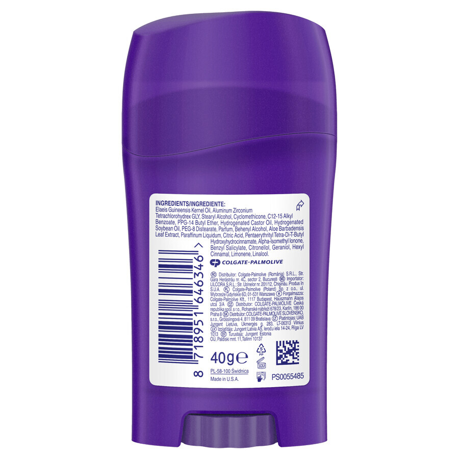 Lady Speed Stick Aloe, antiperspirant deodorant stick for women, 45 g