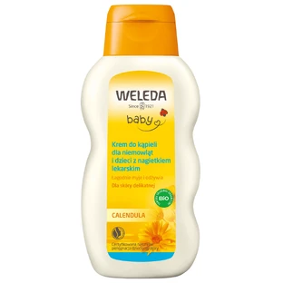 Weleda Calendula, badcrème voor baby's en kinderen, met calendula, 200 ml