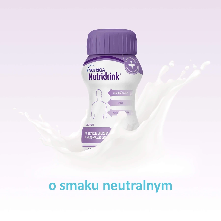 Nutridrink-Kit, Nährstoffzubereitung, neutraler Geschmack, 8 x 125 ml + kostenloses Rezeptheft