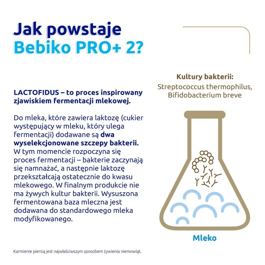 Set Bebiko Pro+ 2 Nutriflor Pro+, leche de continuación, a partir de 6 meses, 3 x 700 g + Ziajka, gel lavacabezas y corporal para niños, a partir de 6 meses, 400 ml gratis