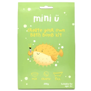 Mini U, Set zur Herstellung von glitzernden Badekugeln, 200 g