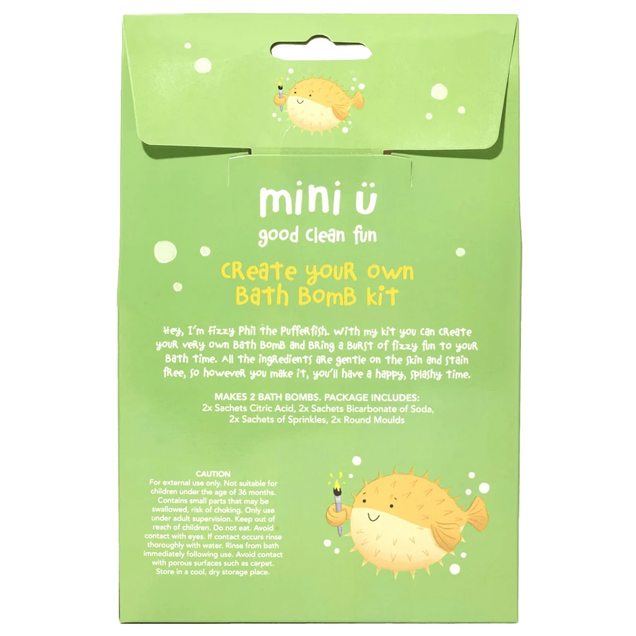 Mini U, Set zur Herstellung von glitzernden Badekugeln, 200 g