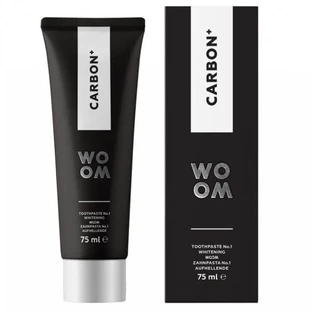 Woom Carbon+, whitening tandpasta met actieve kool, 75 ml