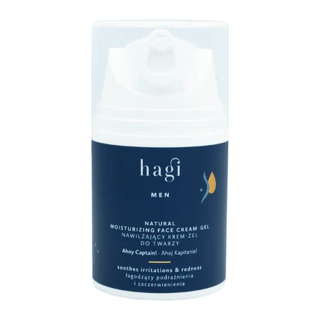 Hagi Ahoj Kapitan, gel-crema facial hidratante para hombre, 50 ml