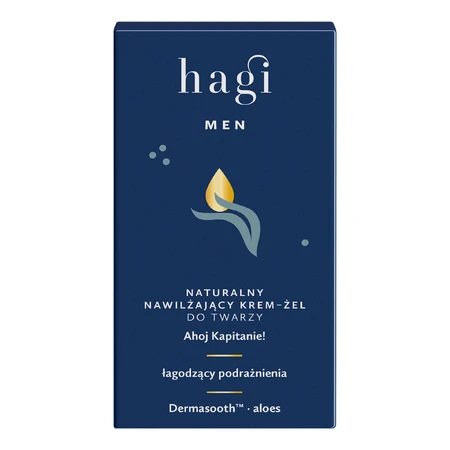 Hagi Ahoj Kapitan, gel-crema facial hidratante para hombre, 50 ml