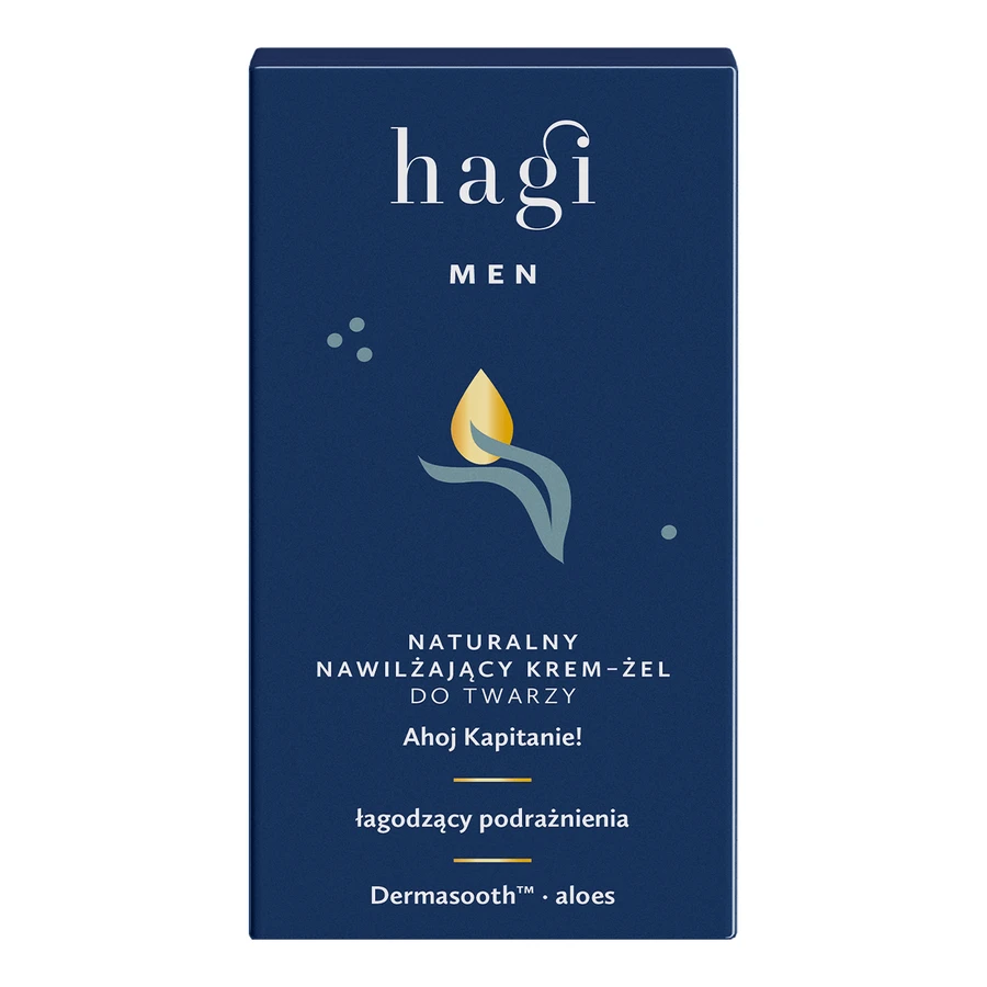 Hagi Ahoj Kapitan, gel-crema facial hidratante para hombre, 50 ml