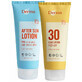 Derma Sun set, lozione doposole, 200 ml + lozione solare, SPF 30, 200 ml