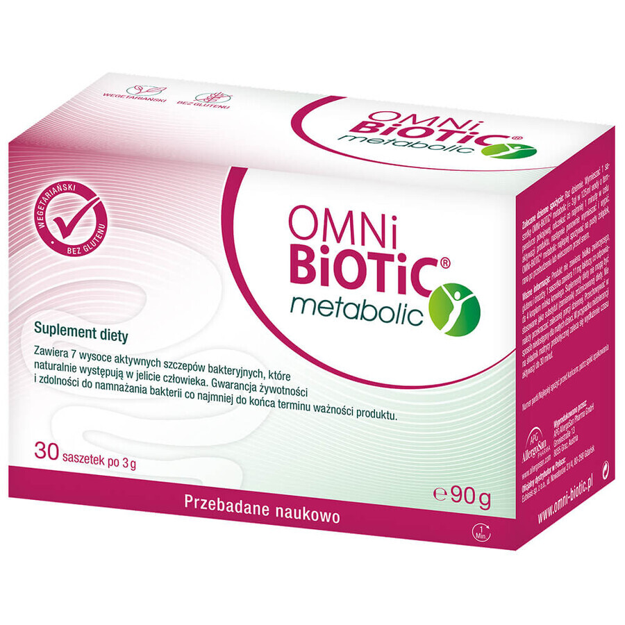 OmniBiotic Metabolic, polvere, 3 g x 30 bustine