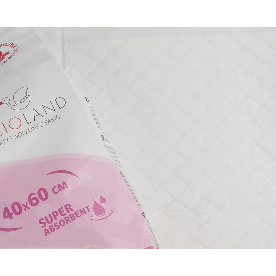 Bocioland, superabsorberende hygiënepads, 40 cm x 60 cm, 30 stuks
