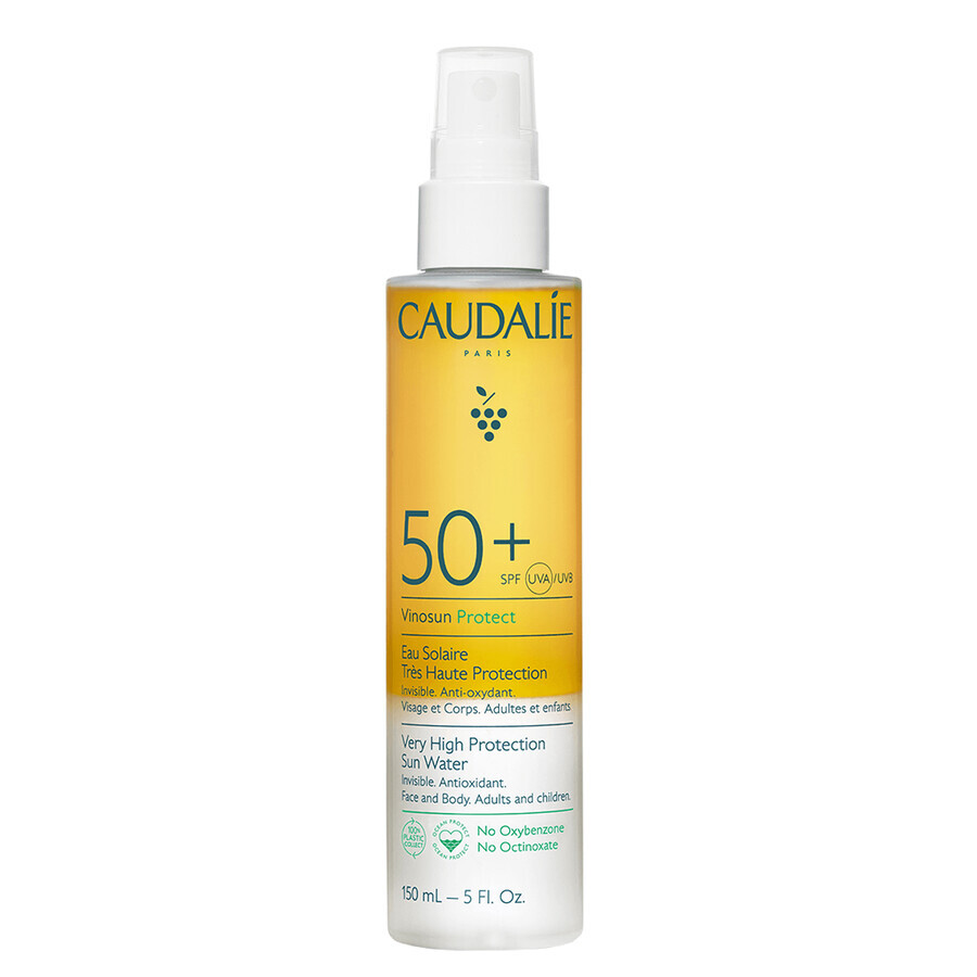 Caudalie Vinosun Protect, Sonnenwasser mit extra hohem Schutz, SPF 50+, 150 ml