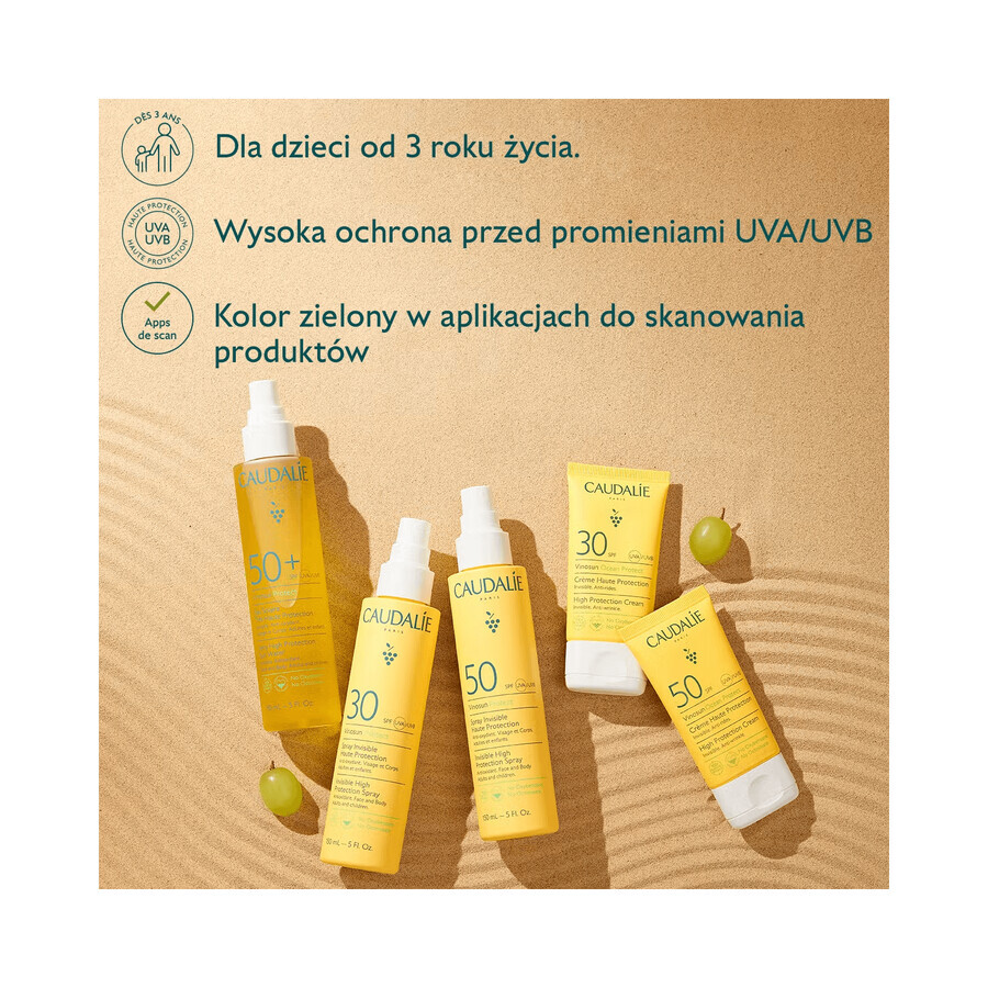 Caudalie Vinosun Protect, Sonnenwasser mit extra hohem Schutz, SPF 50+, 150 ml
