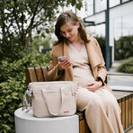 BabyOno, kinderwagenzak, Carmen, beige + knuffeldoekje, Blinky Cloud, 1 gratis artikel BabyOno, kinderwagenzak, Carmen, beige + knuffeldoekje, Blinky Cloud, 1 gratis artikel