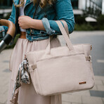 BabyOno, kinderwagenzak, Carmen, beige + knuffeldoekje, Blinky Cloud, 1 gratis artikel BabyOno, kinderwagenzak, Carmen, beige + knuffeldoekje, Blinky Cloud, 1 gratis artikel