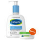Cetaphil EM, micellar emulsion for washing sensitive skin, for the whole family, 236 ml + face moisturizer with hyaluronic acid, night cream, 48 ml free of charge