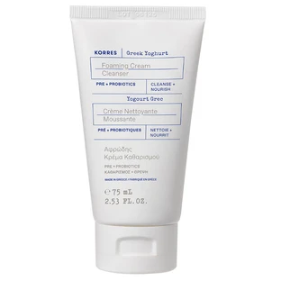 Korres Greek Yoghurt, creamy face wash gel with probiotics, 75 ml