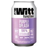 DrWitt Function Purple Splash, bebida gaseosa, pera y lavanda, 330 ml