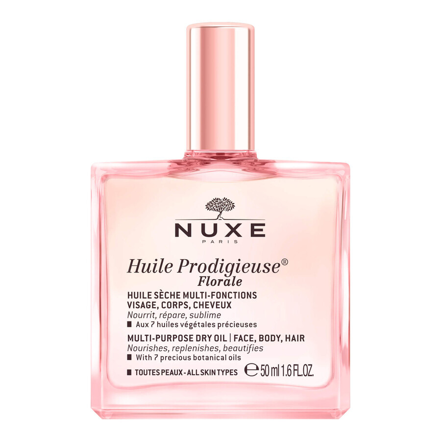 Lote Nuxe Huile Prodigieuse Florale, aceite de cuidado en seco para cuerpo, rostro y cabello, 50 ml + crema hidratante 3 en 1, 100 ml por 1 céntimo