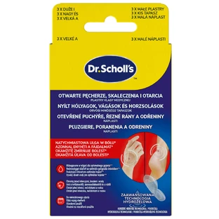 Scholl's, pansements pour ampoules, coupures et blessures, 6 pièces