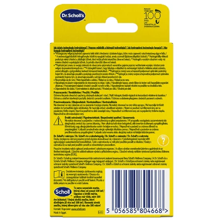 Scholl's, pansements pour ampoules, coupures et blessures, 6 pièces