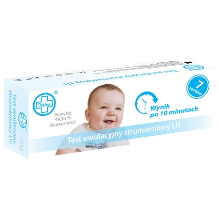 Testeo, Ovulationstest, LH-Fluß, 7 Stück