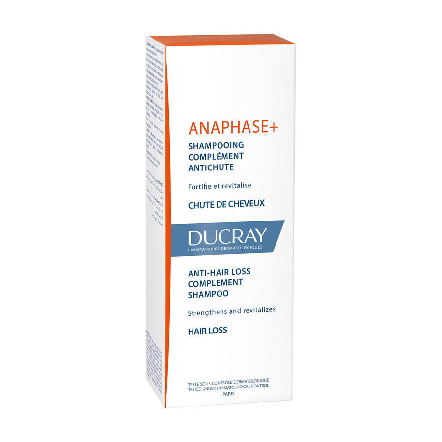 Ducray Anaphase+ set, anti-hair loss shampoo, 200 ml + strengthening hair conditioner, 200 ml