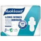 Vuokkoset Wit, maandverband met vleugels, lang, 10 stuks