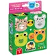 CzuCzu Dieren, puzzels met een gat voor kinderen, vanaf 12 maanden, 14 stukjes