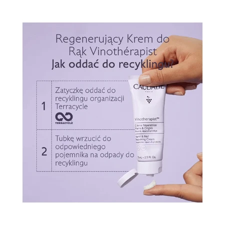 Caudalie Vinotherapist, regenerierende Hand- und Nagelcreme, 75 ml