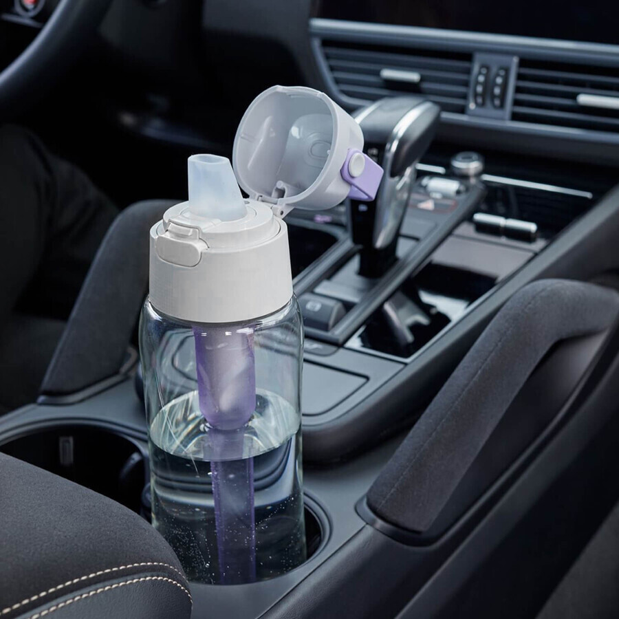 Dafi Solid, filter bottle, lavender, 0.7 l + water filter, 1 piece
