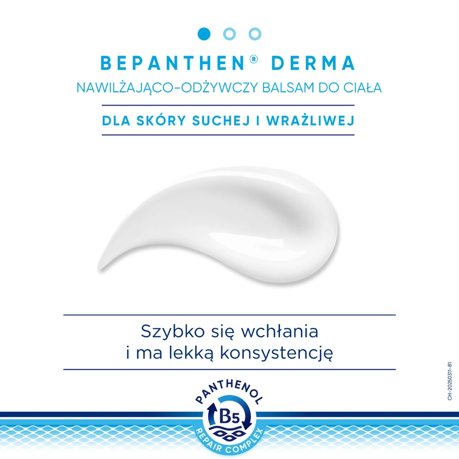 Bepanthen Derma Restoring, feuchtigkeitsspendende und revitalisierende Körperlotion, 200 ml