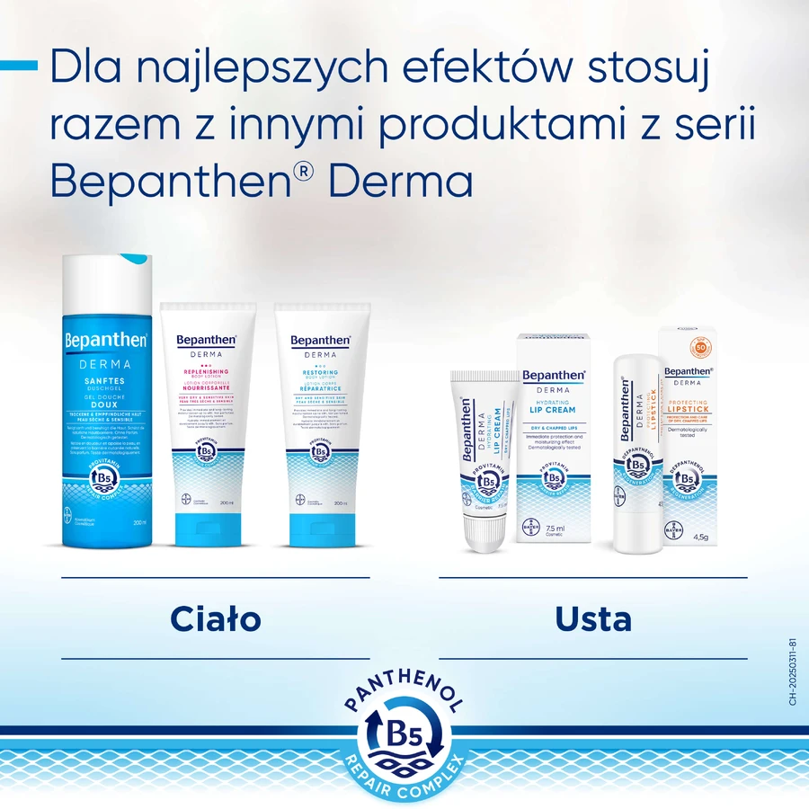 Bepanthen Derma Restoring, feuchtigkeitsspendende und revitalisierende Körperlotion, 200 ml