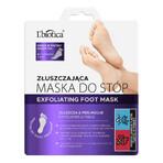 Set Home Spa L'Biotica, maschera esfoliante per piedi, calzini imbevuti, 40 ml + maschera rigenerante per piedi, calzini imbevuti, 32 ml